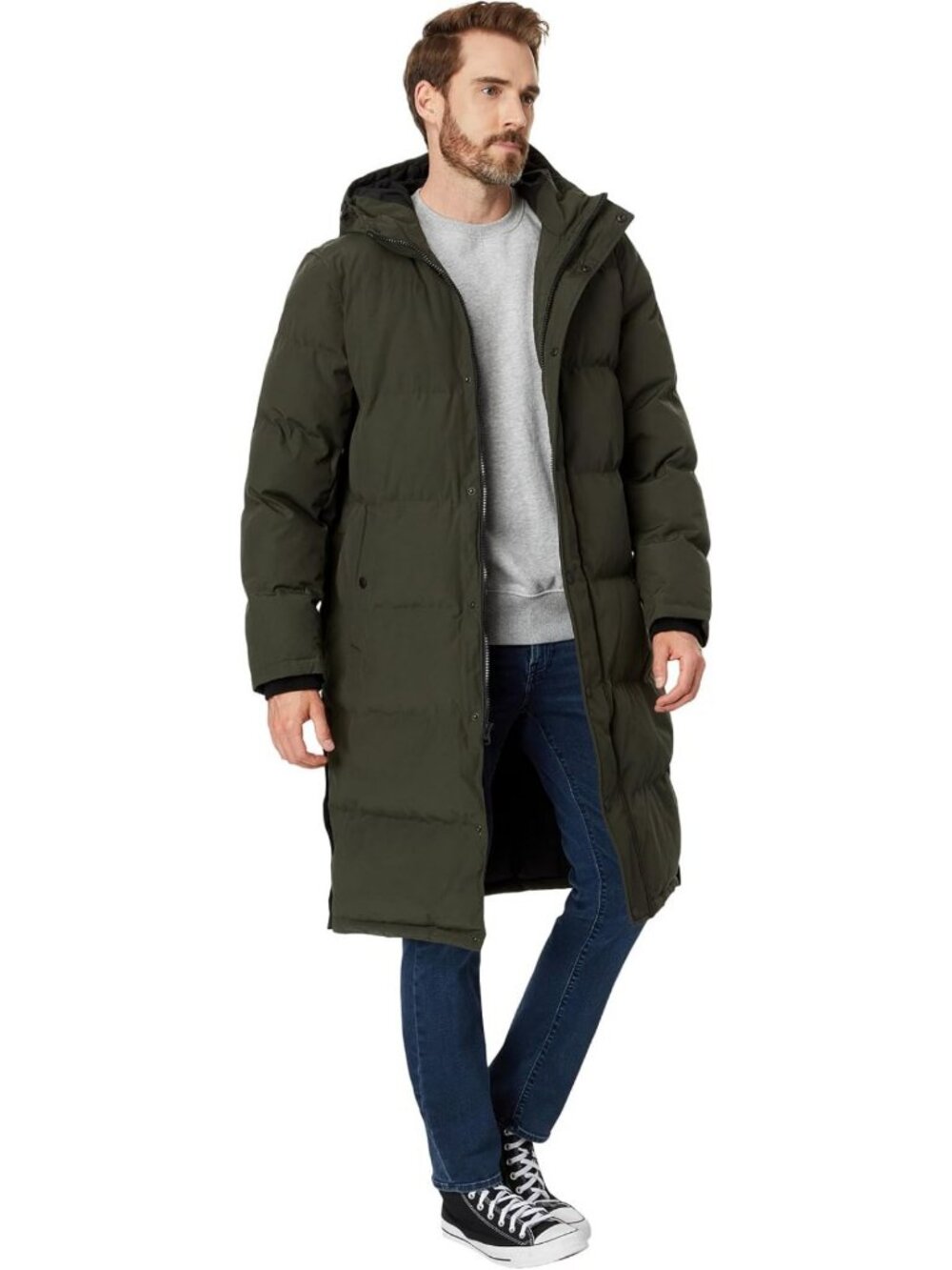 Men's Extra Long Arctic Parka Coat - Warm, Stylish Winter Outerwear, Waterproof